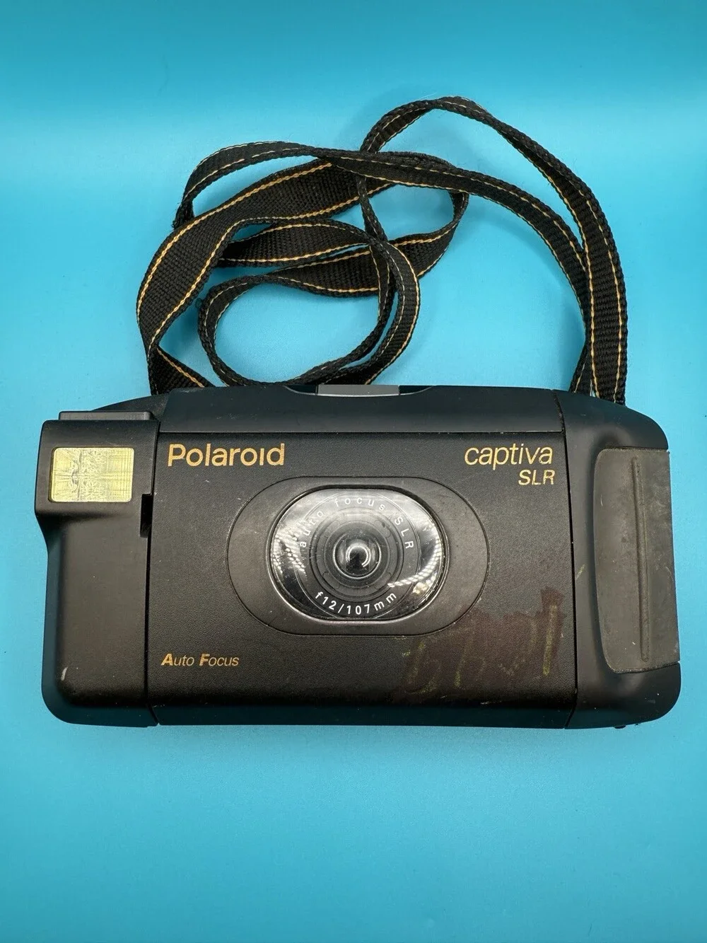 Vintage Polaroid Captiva SLR Auto Focus 1993 Instant Film Camera With Strap